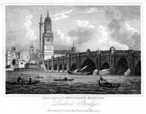 London Bridge, Londen, 1817