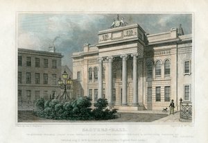 Salters Hall, Londen, 1828 door W. Wallis