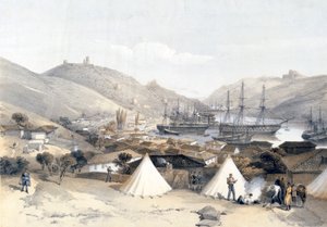 Balaklava Kijkend naar de Zee, 1855