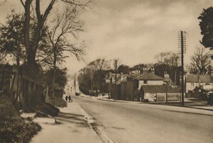 Waar de Romeinse Weg naar Dover Shooters Hill Kruist Voorbij Blackheath, ca. 1935 door W. Whiffin