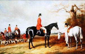 Een ontmoeting van de Buckhounds van Zijne Majesteit