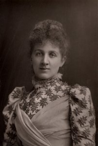 Liza Lehmann (Elizabetta Nina Mary Frederika Lehmann - 1862-1918) Engelse sopraan en componist door W. and D. (after) Downey