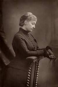 De keizerin Eugénie (1826-1920) weduwe van Napoleon III van Frankrijk