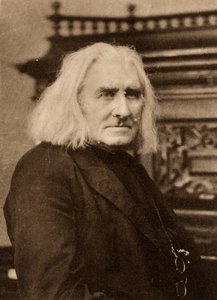 Franz Liszt (1811-1886) Hongaarse pianist en componist in latere leven. Fotogravure naar een foto van W & D Downey, Londen