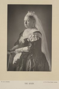 Koningin Victoria. Koningin van het Verenigd Koninkrijk van Groot-Brittannië en Ierland, en (vanaf 1876) Keizerin van India. Portret.