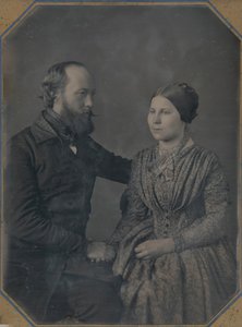 William en Sophia Palmer Langenheim, ca. 1846-47 door William and Frederick Langenheim