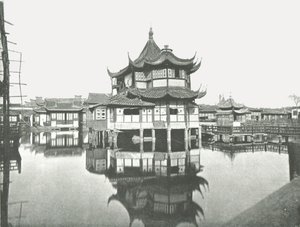 Een van de Openbare Theetuinen, Shanghai, China, 1895