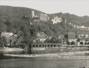 Het kasteel, Heidelberg, Duitsland, 1895