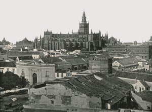 De kathedraal, Sevilla, Spanje, 1895 door W and S Ltd