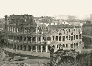 Het Colosseum, Rome, Italië, 1895 door W and S Ltd