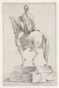 Ruiterstandbeeld door W. van Tuyll