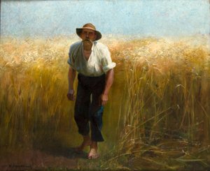 De oogster door Waclaw Szymanowski