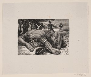Illustratie voor sprookje door Waldemar Bøhme