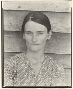 Allie Mae Burroughs, vrouw van een katoenpachter, Hale County, Alabama