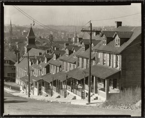 Tweegezinswoningen in Bethlehem, Pennsylvania