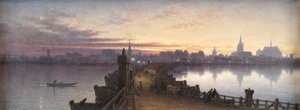 Keulen vanaf de Brug van Boten, 1890 door Waller Hugh Paton