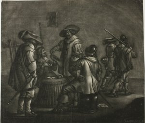 Groep van zes soldaten