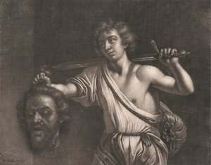 David met het hoofd van Goliath door Wallerant Vaillant