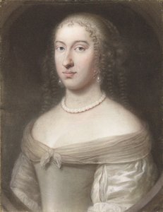 Portret van Maria Theresa van Spanje 1638-1683, koningin-gemalin van Frankrijk en Navarra, 1660