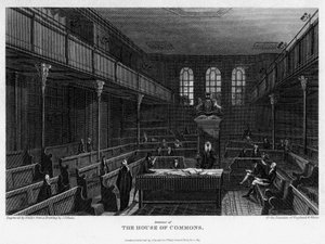 Kamer van het Lagerhuis, Westminster, Londen
