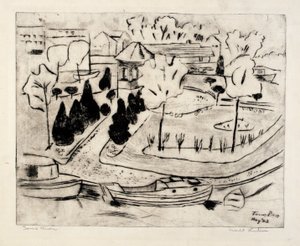 De rivier van Tom door Walt Kuhn