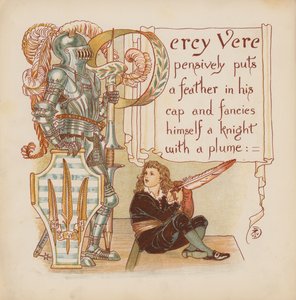 Illustratie voor Pothooks and Perseverance door Walter Crane