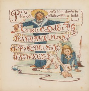 Illustratie voor Pothooks and Perseverance door Walter Crane