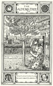 De Amandelboom (gravure) door Walter (after) Crane