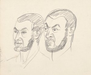 Twee portretstudies
