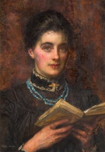 Portret van de Vrouw van de Kunstenaar, 1895-1910 door Walter Chamberlain Urwick