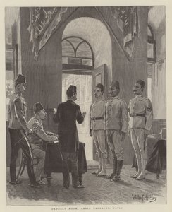Ordekamer, Abdin Kazerne, Caïro, India door Walter Charles Horsley