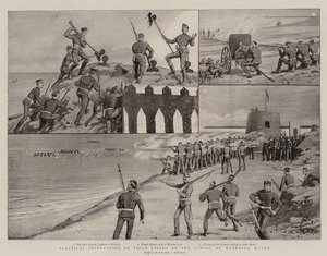 Praktische Instructie in Veldschieten aan de Schietschool, Hythe