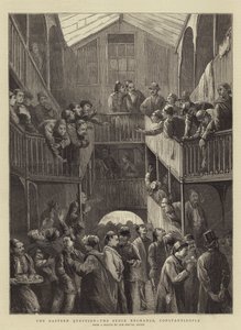 De Oosterse Kwestie, de Beurs, Constantinopel door Walter Charles Horsley