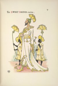 Een sultan, een van de bruiloftsgasten