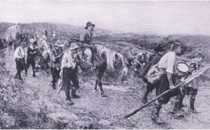 Na Sedgemoor, illustratie uit Britse gevechten op land en zee, 1915