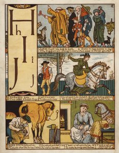 Alfabet (kleur litho)