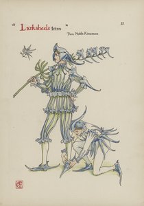 Bloemen uit Shakespeares tuin door Walter Crane