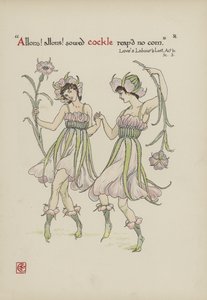 Bloemen uit Shakespeares tuin door Walter Crane