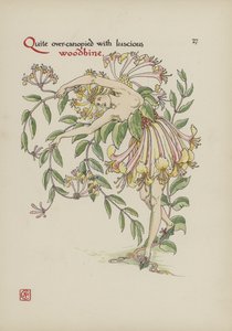 Bloemen uit Shakespeares tuin door Walter Crane