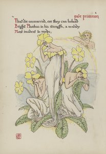 Bloemen uit Shakespeares tuin door Walter Crane