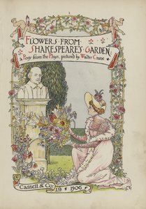 Bloemen uit Shakespeares tuin door Walter Crane