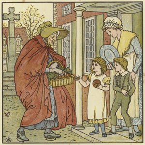 Hot Cross Buns door Walter Crane