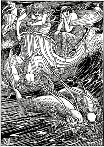 Illustratie voor de Faerie Queene, ca. 1890, 1897 door Walter Crane