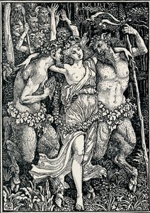 Illustratie voor de Faerie Queene door Walter Crane
