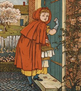 Roodkapje (kleur litho)