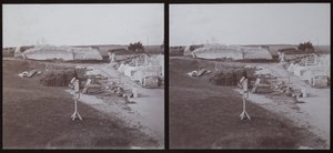 Oude Sarum, Salisbury, Wiltshire, 1913 door Walter Edward Zehetmayr