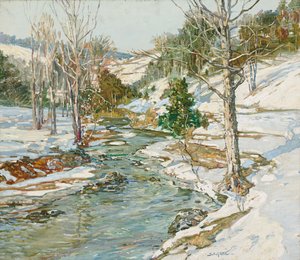 Naderende lente door Walter Elmer Schofield