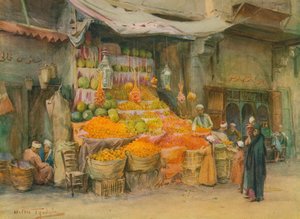 Een Fruitkraam in Bulak, c1905, 1912