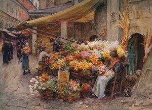 Een kraam op de Rialto, Venetië, ca. 1900 1913
