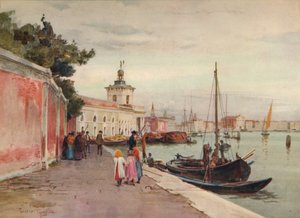 La Dogana, Venetië door Walter Frederick Roofe Tyndale